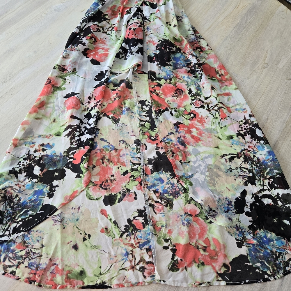 Small size dress short front and long back